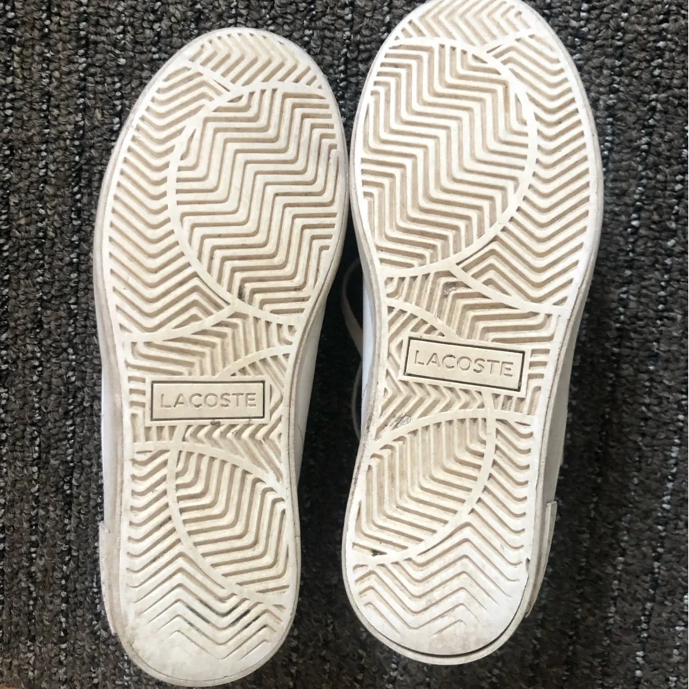 Lacoste Kids' White Sneakers Size 4 Euro 35.5 - Picture 12 of 12